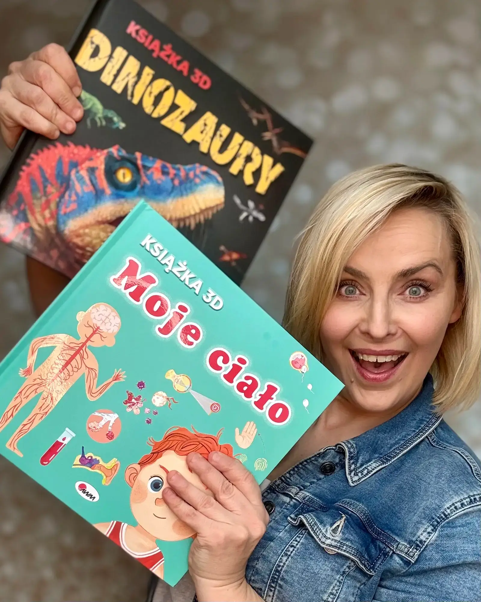 „Moje ciało”, „Dinozaury” – książki 3D